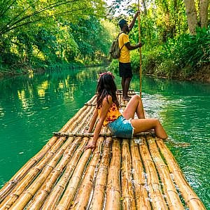 Bamboo River Rafting in Ocho Rios