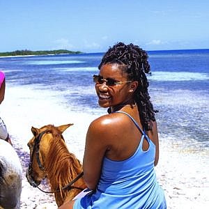 Beach horseback riding & Swim