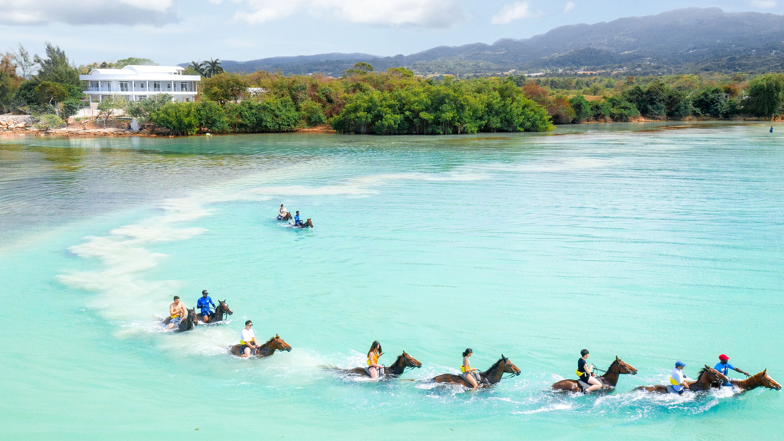 Chukka horseback riding and swim