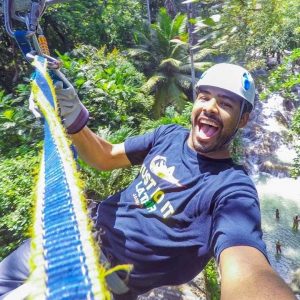 Climb and Zipline Over Dunns River Falls
